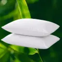 Blancos / Almohada Memory Foam / Matrimonial Standar / Altura 50 cm - Ancho 70 cm - Grosor 18 - 21 cm / Peso 1 - 1.300 kg / Funda Tela de Punto 100% Poliester /Grajea Memory Foam / Color blanco / 